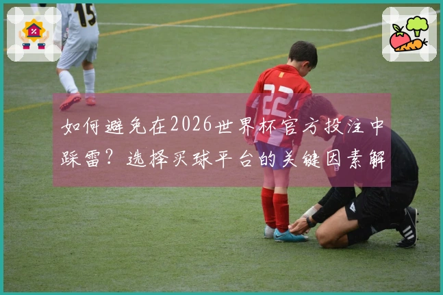 如何避免在2026世界杯官方投注中踩雷？选择买球平台的关键因素解析